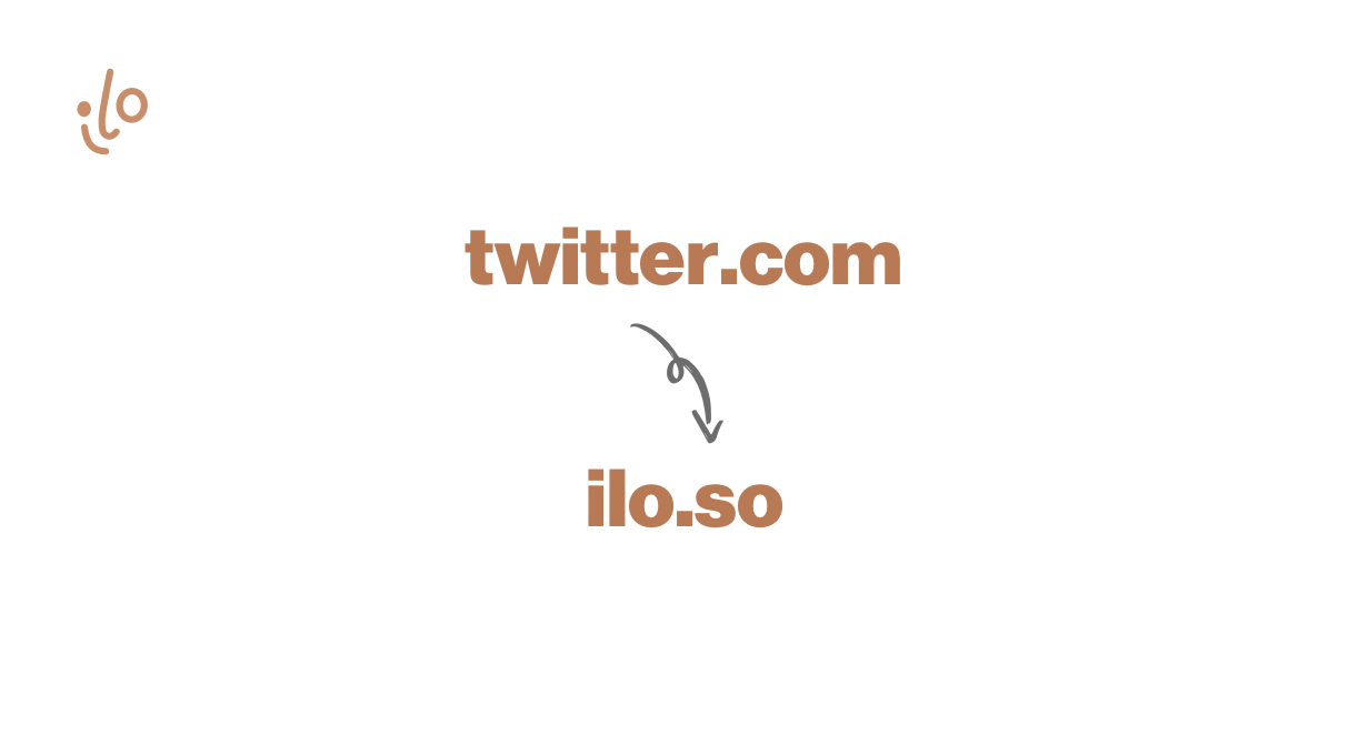 Easily switch from Twitter to ilo