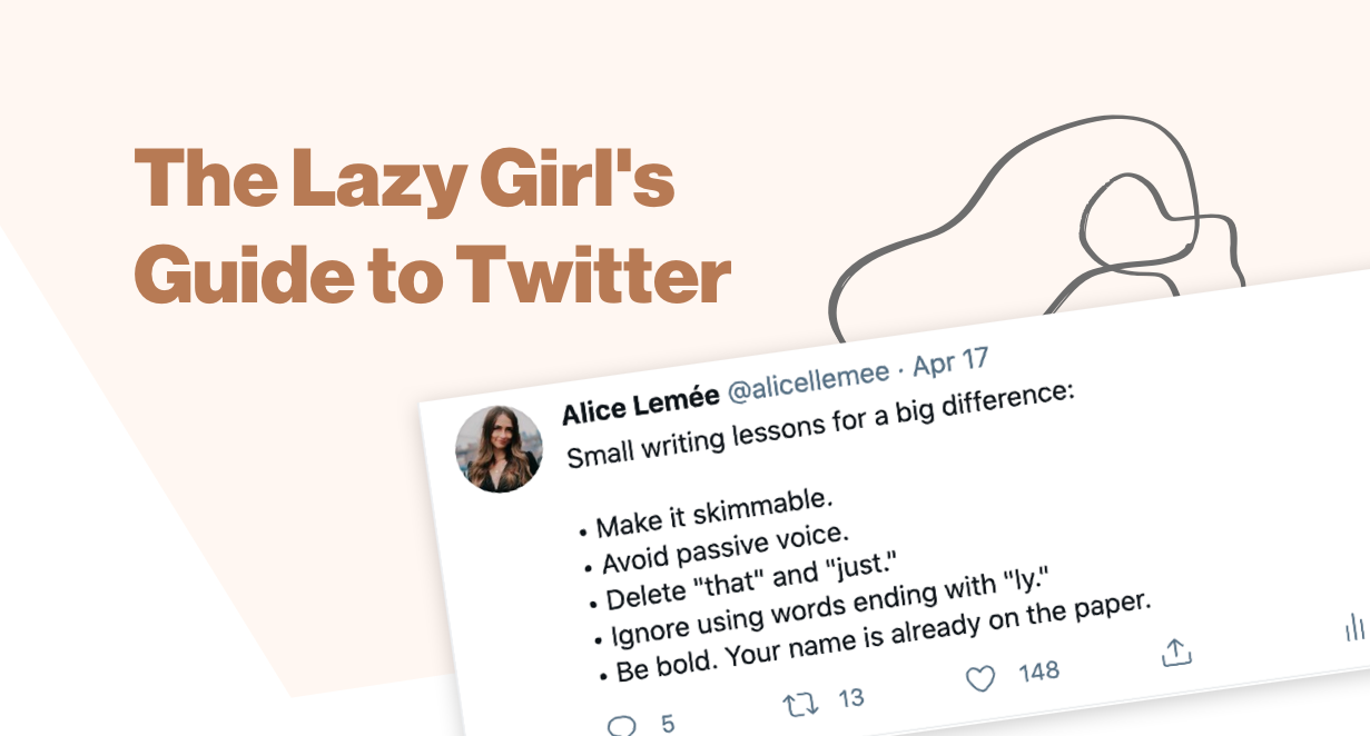 The Lazy Girl's Guide to Twitter