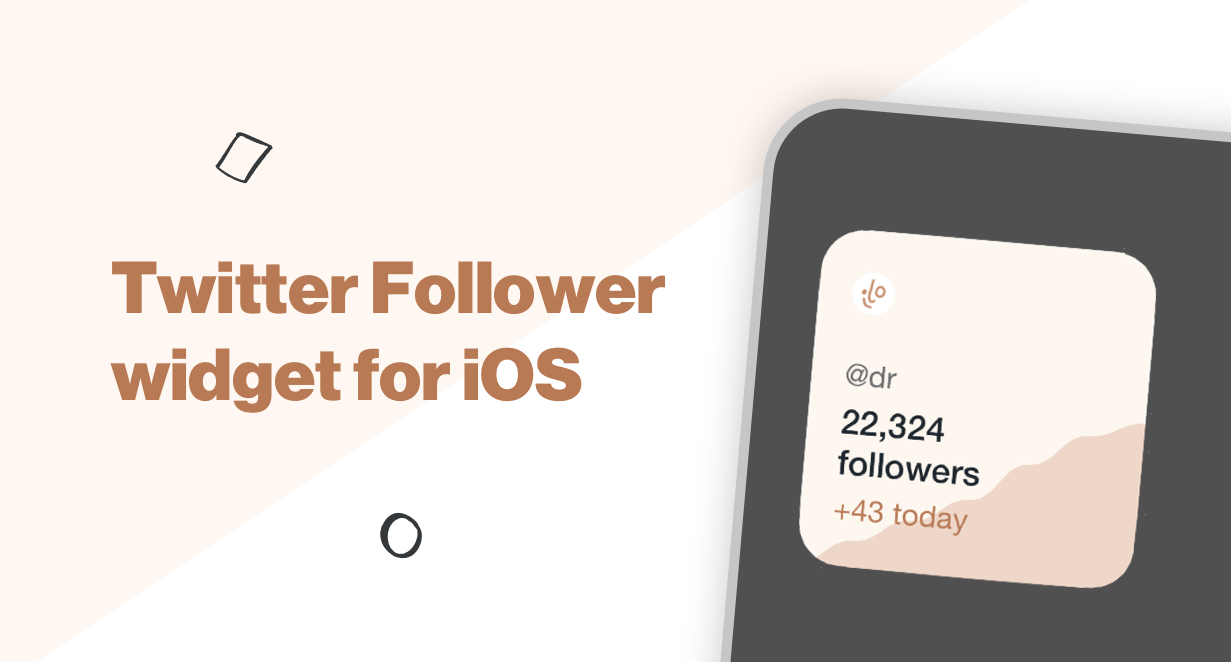 How to show your live Twitter follower count in an iOS widget