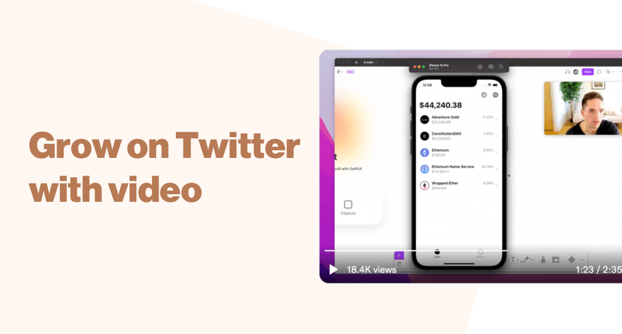 Grow on Twitter with video